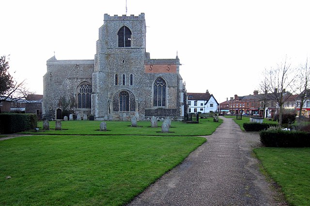 Attleborough, the third-largest settlement in the district