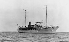 Commercial Pacific's CS Dickenson, built in 1923 StateLibQld 1 105920 Dickenson (ship).jpg