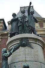 Monument aux instituteurs Debordeaux, Poulette et Leroy