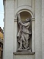 Statua di Sant'Andrea nella Chiesa dei Santi Claudio e Andrea dei Borgognoni di Roma
