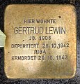 image=https://commons.wikimedia.org/wiki/File:Stolperstein_D%C3%BCppelstr_32_(Stegl)_Gertrud_Lewin.jpg