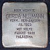 Stolperstein Keithstr 15 (Schön) Gerda Neumann.jpg