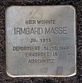 Irmgard Masse, Marburger Straße 16, Berlin-Charlottenburg, Deutschland