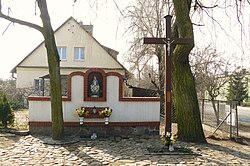 A roadside cross in Old Strzeszyn Strzeszyn Poznan.JPG