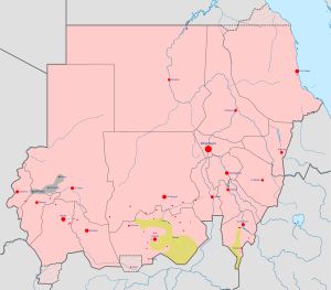 Карта боевых действий по состоянию на 21 февраля 2016 года