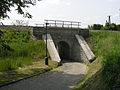 Čeština: Podjezd pod tratí Praha – Vrané nad Vltavou – Čerčany v Chrástu nad Sázavou, části Týnce nad Sázavou English: Underpass in Chrást nad Sázavou, part of Týnec nad Sázavou, Czech Republic