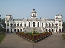 Tajhat Palace was built by Maharaja Kumar Gopal Lal Roy in the beginning of the 20th century Tajhat Rajbari.JPG