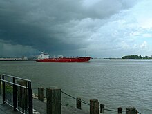 A tanker on the Mississippi River in New Orleans Tanker IVER SPRING on Mississippi River in New Orleans.jpeg