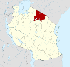 Tanzania Arusha location map.svg