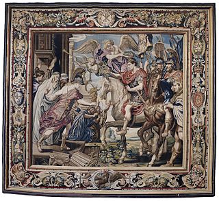 <i>The History of Constantine</i> Tapestry by Peter Paul Rubens and Pietro da Cortona