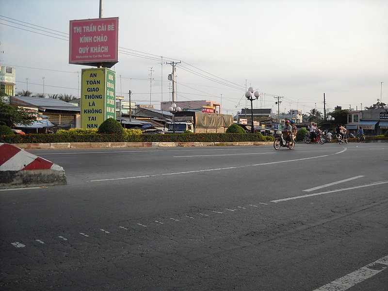 File:Thị trấn Cái Bè, Tiền Giang.jpg