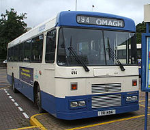 Ulsterbus in 2007 in Omagh Ulsterbus station.