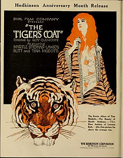 <i>The Tigers Coat</i> 1920 silent film