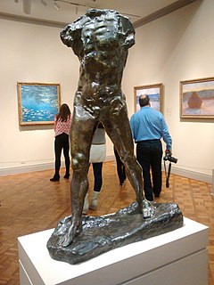 <i>The Walking Man</i> sculpture by Auguste Rodin