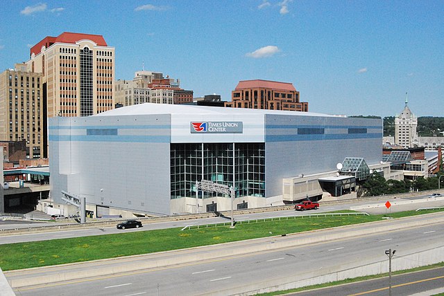The event was held at the Knickerbocker Arena in Albany, New York.