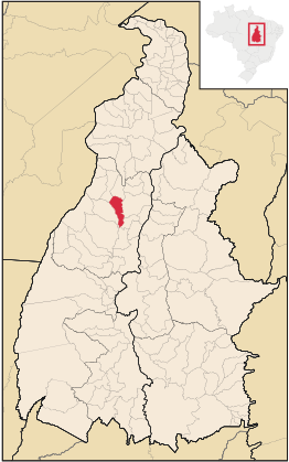 Kaart van Colméia