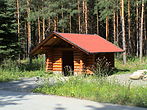 Rasthütte für Wanderer an der Trünziger Str.