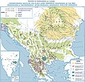 Les chemins traditionnels de transhumance des Valaques.