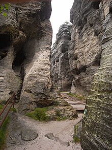 Felsenstadt in den Tyssaer Wänden