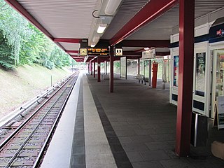 <span class="mw-page-title-main">Hagenbecks Tierpark station</span> Railway station in Hamburg, Germany