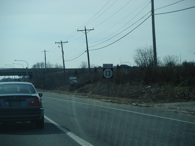 File:US 13 SB past Hamburg Road.JPG