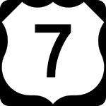 US Highway 7 road sign