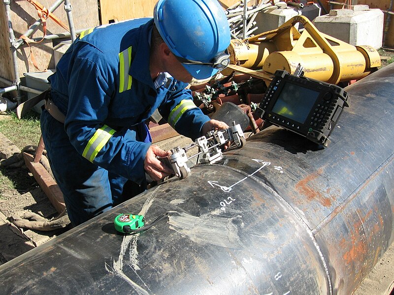 File:Ultrasonic pipeline test.jpg