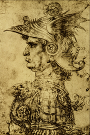 Jacopo Caldora ritratto da Leonardo da Vinci