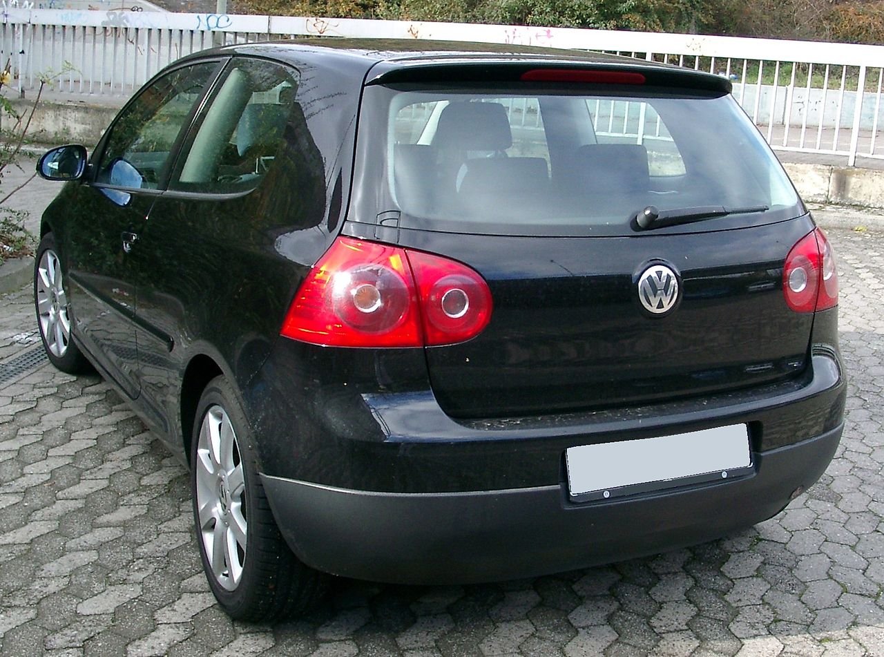 File:VW Golf V rear 20071109.jpg - Wikimedia Commons