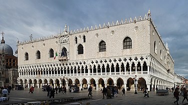 south west Corner of the Doge's Palace