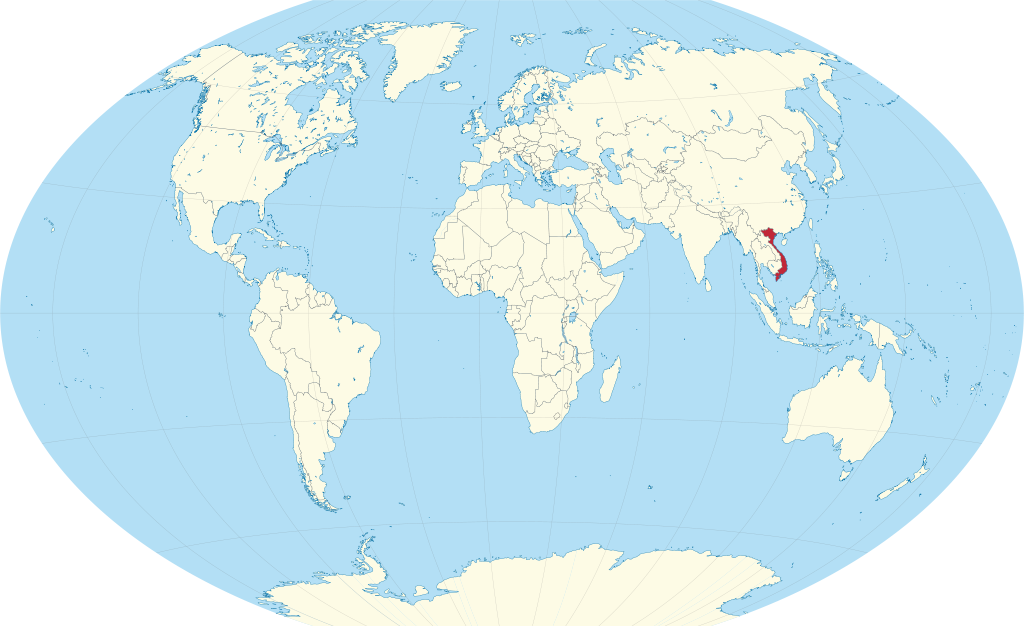 Where Is Vietnam On The World Map File:Vietnam in the world (W3).svg   Wikimedia Commons