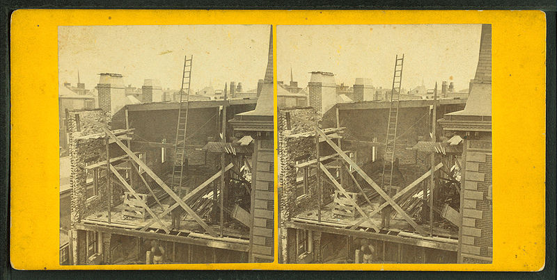 File:View of a house under construction, from Robert N. Dennis collection of stereoscopic views.jpg
