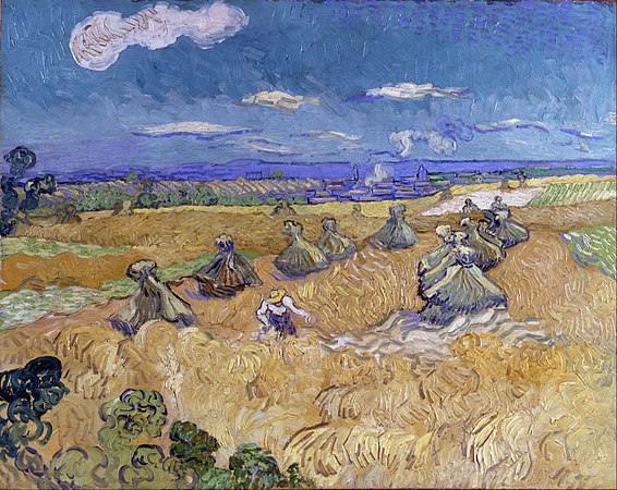 Wheat Fields with Reaper