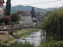 The Binač Morava flows through Vitia