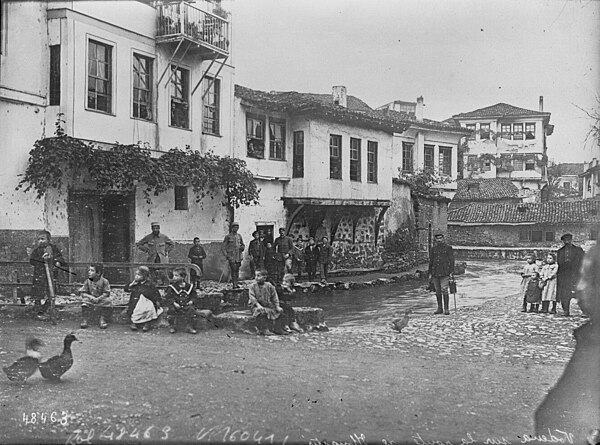 View of Vodena, nowadays Edessa, in 1916.