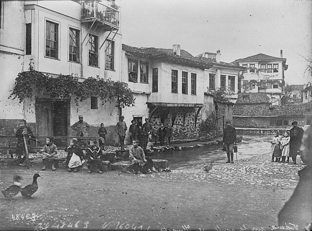 View of Vodena, nowadays Edessa, in 1916.