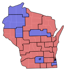 Senate partisan representation
Democratic: 13 seats
Republican: 20 seats WI Senate Partisan Map 1959.svg