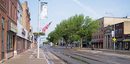 Dakota Avenue in downtown Wahpeton in 2007
