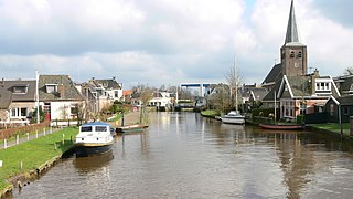 Warten Village in Friesland, Netherlands