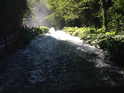 Waterfall Marmore in Terni