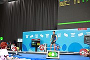 Deutsch: Gewichtheben bei den Olympischen Jugendspielen 2018; Tag 1, 7. Oktober 2018; Jungen 56 kg English: Weightlifting at the 2018 Summer Youth Olympics at 7 October 2018 – Boys' 56 kg