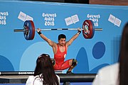 Deutsch: Gewichtheben bei den Olympischen Jugendspielen 2018; Tag 2, 10. Oktober 2018; Jungen 62 kg English: Weightlifting at the 2018 Summer Youth Olympics at 8 October 2018 – Boys' 62 kg