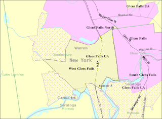 West Glens Falls, New York CDP and hamlet of Queensbury in New York, United States