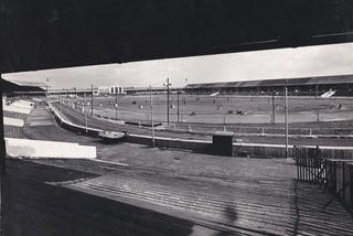 <span class="mw-page-title-main">West Ham Stadium</span> Defunct greyhound racing and speedway stadium in London