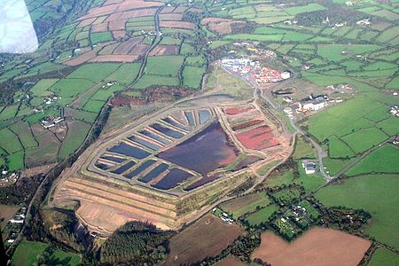 Wheal Jane settling pits