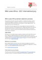 Le processus du jury de Wiki Loves Africa 2021 et l'introduction de chaque juré