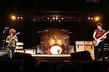 Wolfmother performing in May 2007 Wolfmother closeup.JPG