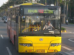 Jiangmen shahridagi Yutong avtobusi , Xitoy