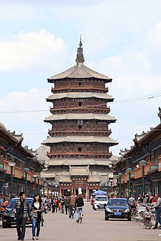 Pagoda of Fogong Temple (Shanxi, China), 1056