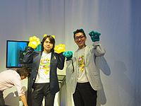 Yoshiaki Koizumi and Koichi Hayashida at E3 2013.JPG